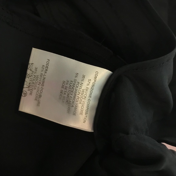 GUCCI black satin zipper pencil skirt - Picture 5 of 6